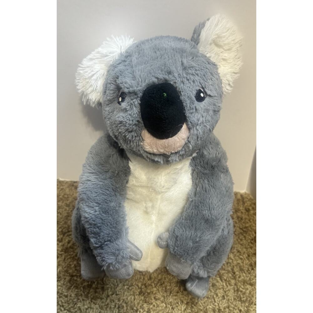 IKEA Koala Bear Plush Sotast Stuffed Animal Soft Gray Stitched Eyes Lovey‎ 13"